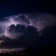 Single cell thunderstorm cloud